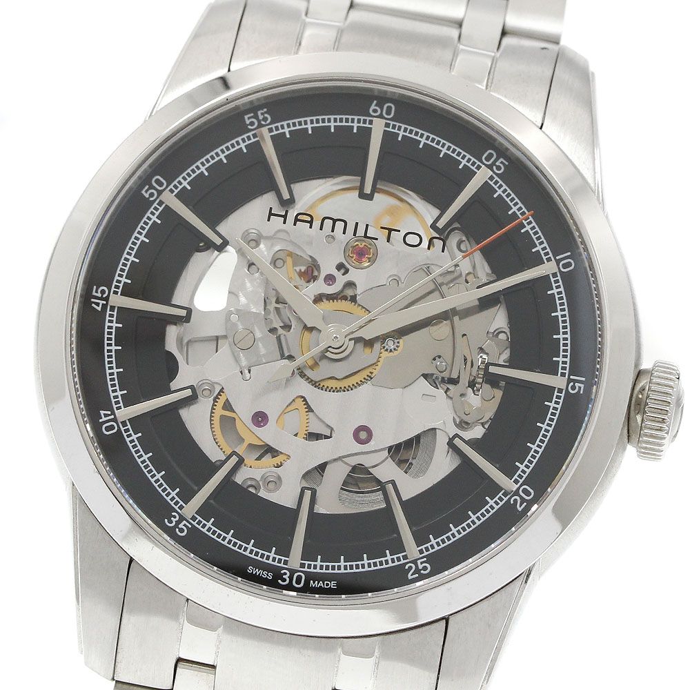 ハミルトン HAMILTON H406550 レイルロード 自動巻き メンズ 保証書付き_941889
