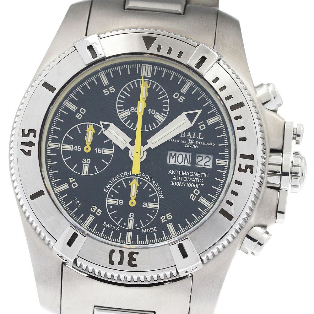 ボールウォッチ BALLWATCH DC1016A-SJ-BK ボールウォッチ エンジニアハイドロカーボン クロノグラフ 自動巻き メンズ 保証書付き_939818