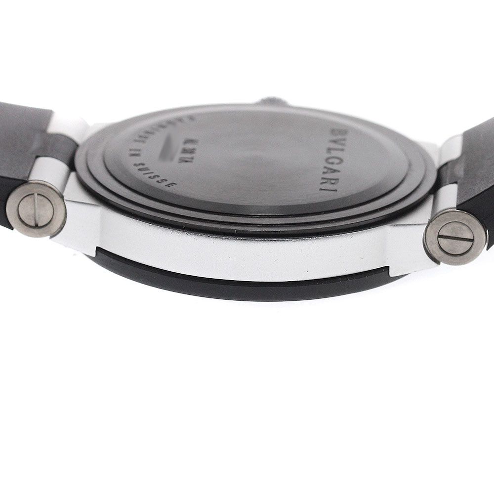  ベルト訳あり ブルガリ BVLGARI AL38TA アルミニウム デイト 自動巻き メンズ _942308 きちんと感 自動巻き時計 腕時計(アナログ)