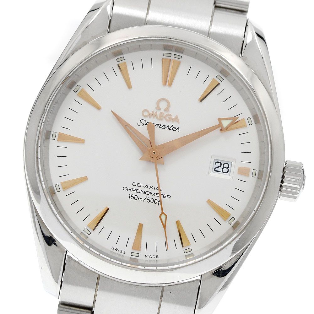 オメガ OMEGA 2503.34 シーマスター アクアテラ コーアクシャル デイト 自動巻き メンズ _903266