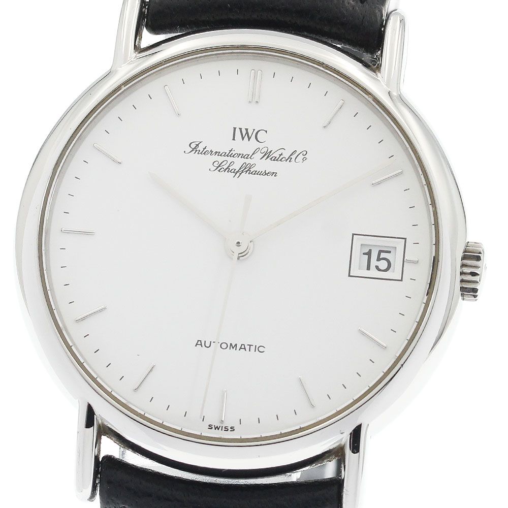 IWC SCHAFFHAUSEN IW351320 ポートフィノ デイト 自動巻き メンズ 保証書付き_941813