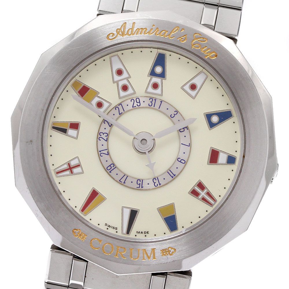 コルム CORUM 88.810.27 V350 アドミラルズカップ デイト 自動巻き メンズ 保証書付き_939344