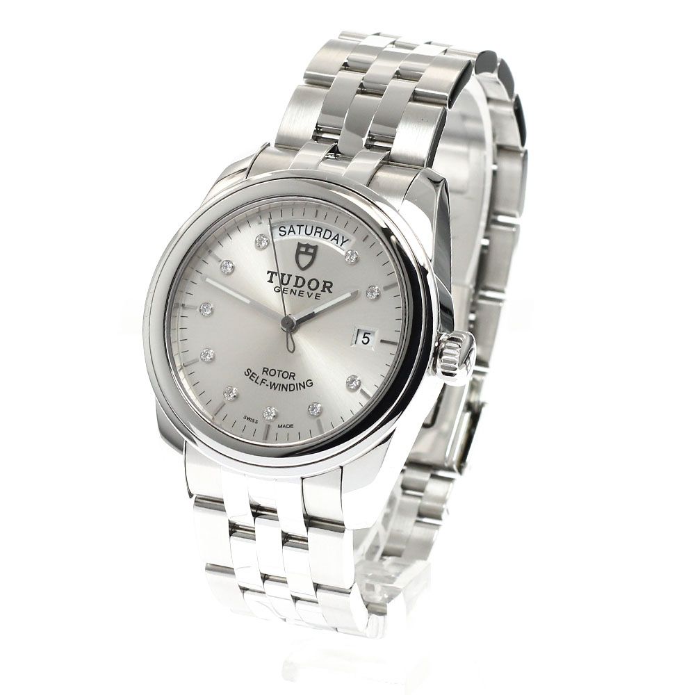  チュードル TUDOR 56000 グラマー デイトデイ 自動巻き メンズ 保証書付き_933147 上質素材 自動巻き時計 腕時計(アナログ)