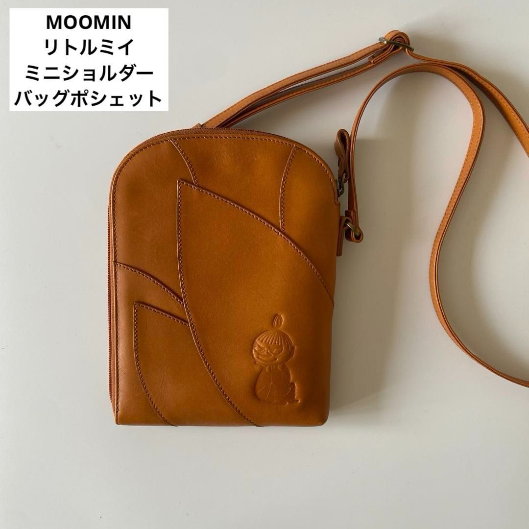 MOOMIN ムーミン リトルミイ ミニショルダーバッグポシェット 本革 