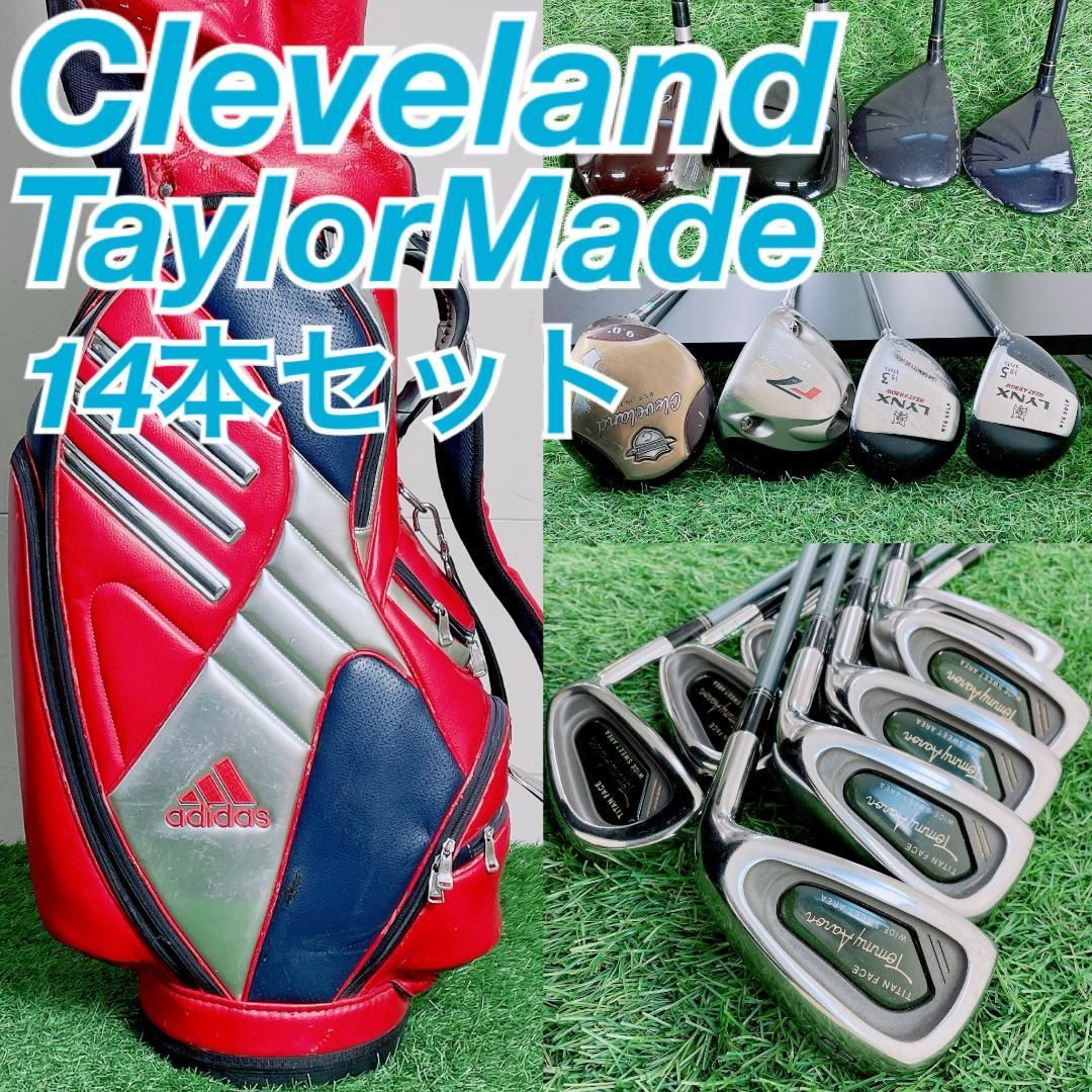 即コースデビュー　メンズ 初心者セット クリーブランド入り14本 N2518 初心者 ゴルフクラブセット メンズ クリーブランド入り14本 即コース