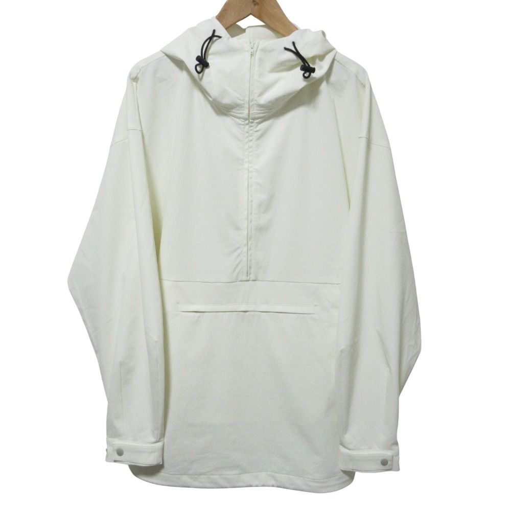 美品 クリーニング済 24SS CLANE クラネ ラッシュガード ハーフジップ トップス パーカー 16122-4172 サイズ1 ホワイト レディース 古着 中古 USED CLANE - ラッシュ ガード ハーフ ジップトップス - PACKABLE RASH