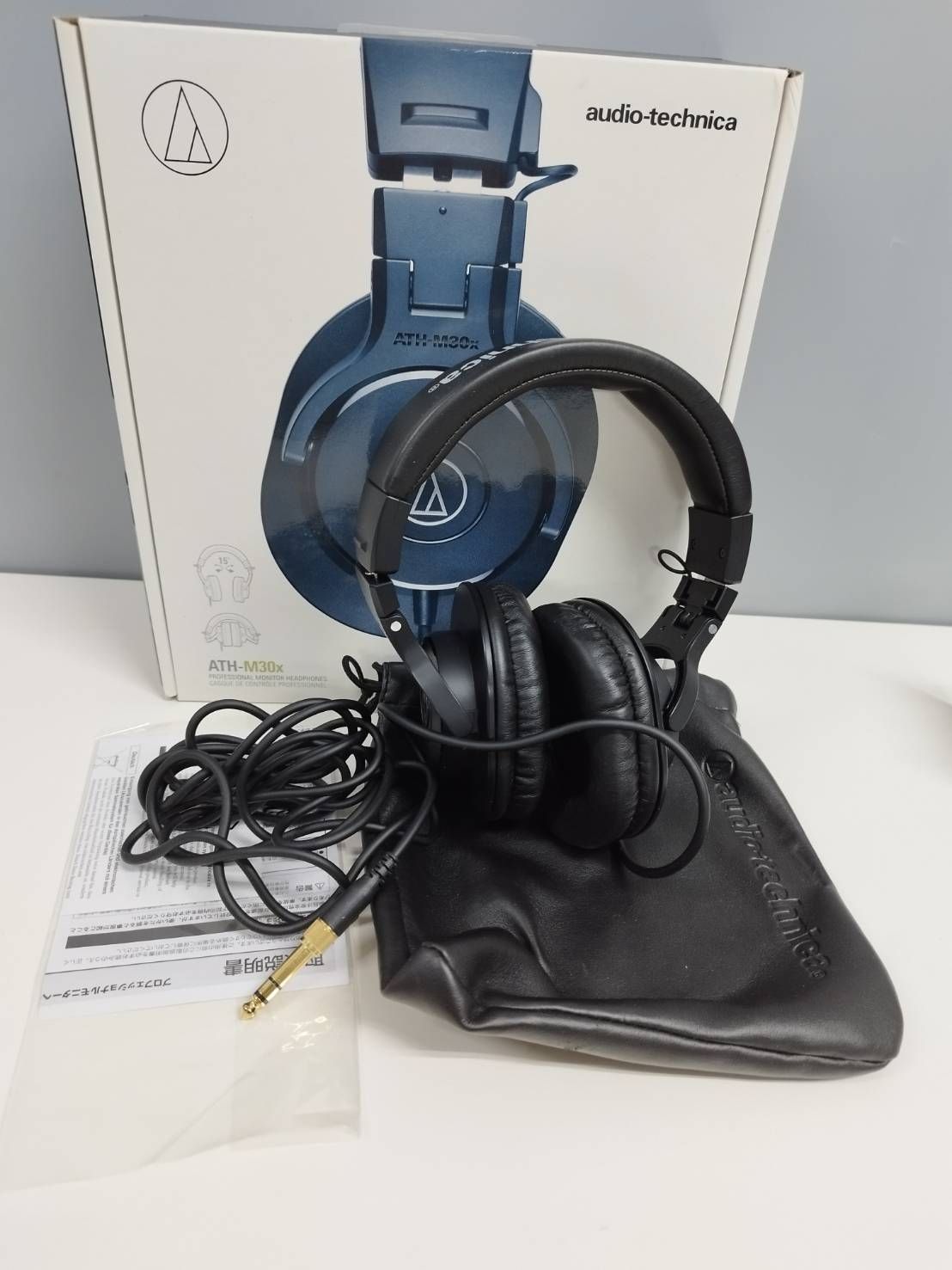 良品】audio-technica ATH-M30x/有線ヘッドホン - メルカリ