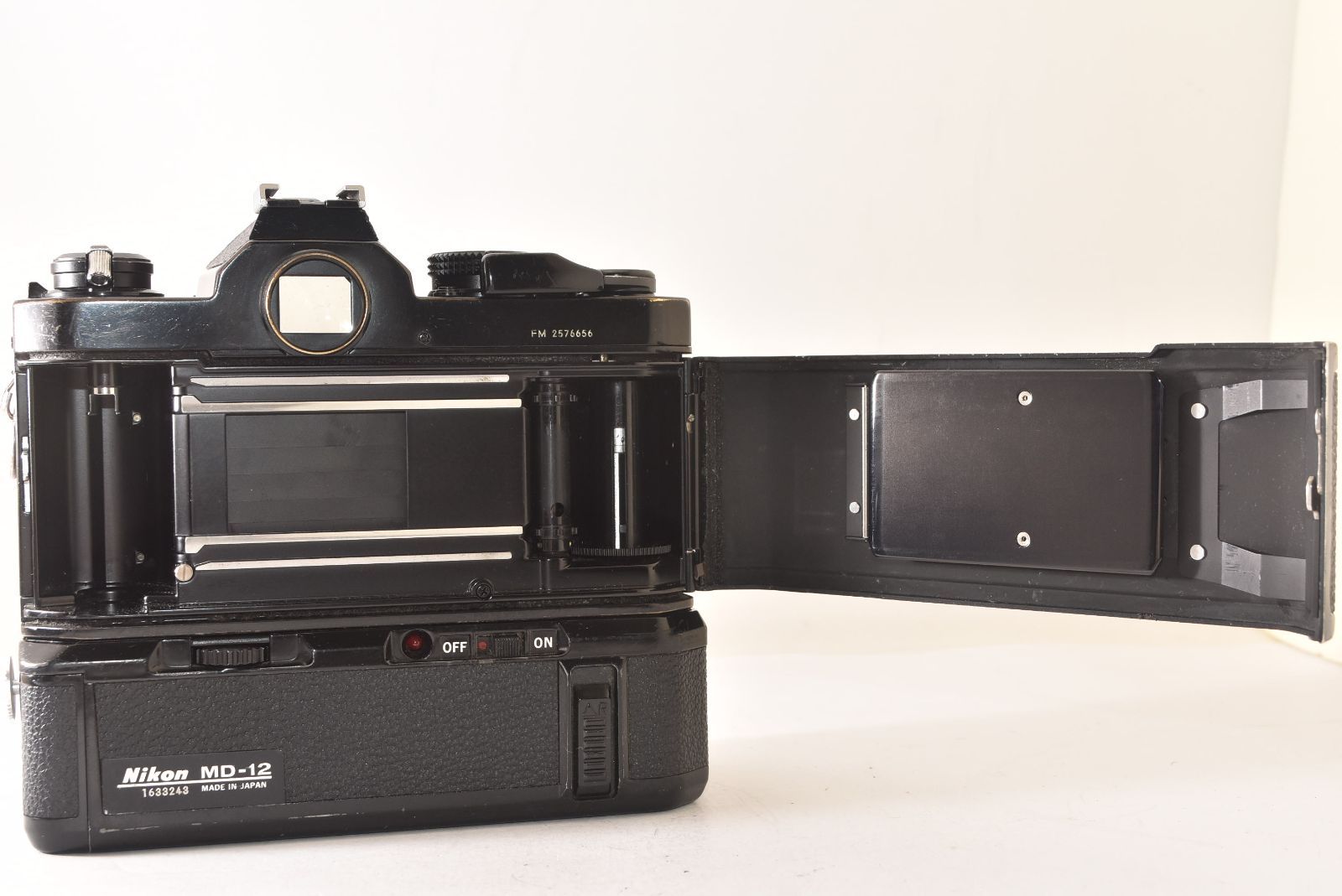 Nikon ニコン FM ボディ ブラック + MD-12 フィルム一眼レフカメラ