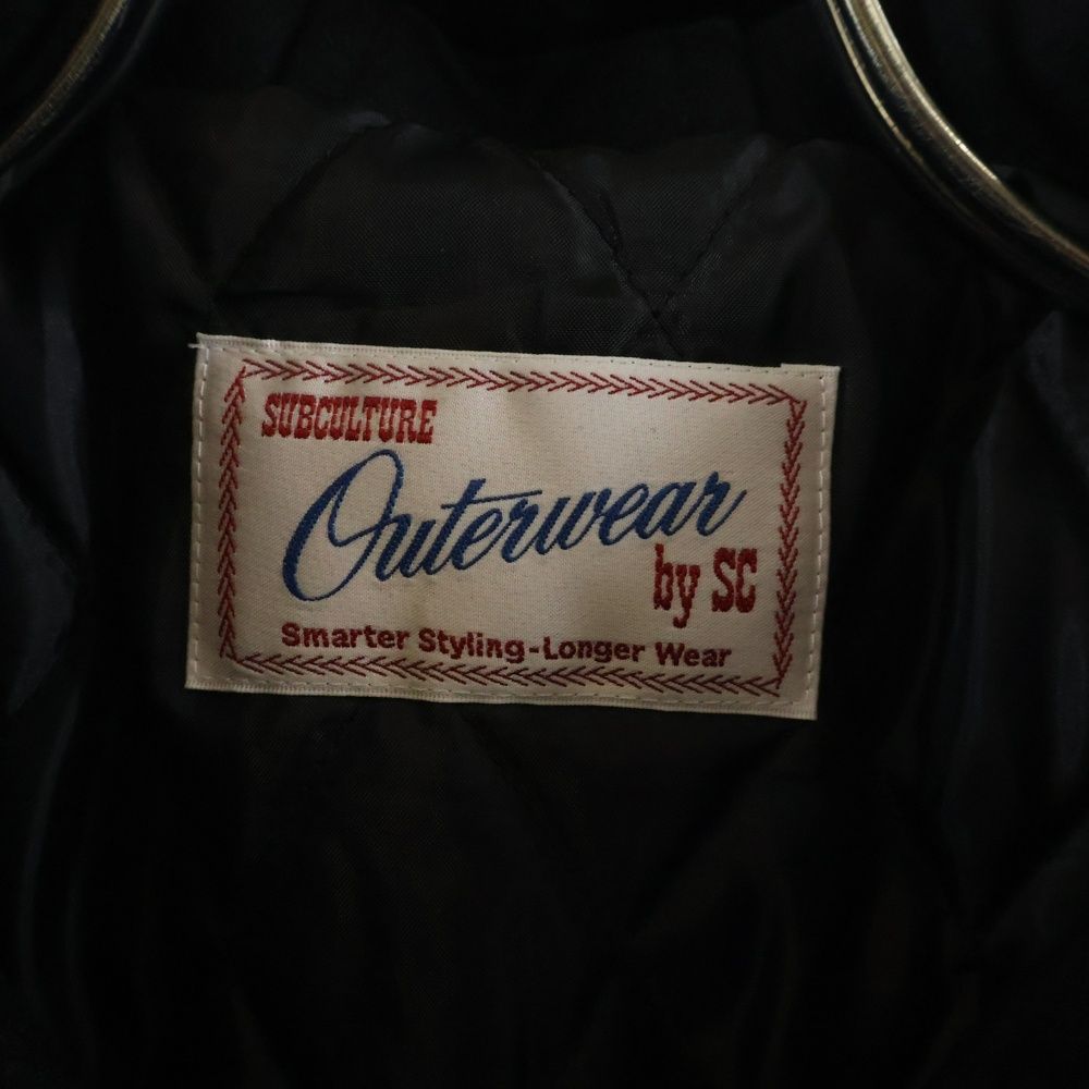 SUBCULTURE (サブカルチャー) WOOL MARINE PARKA ジップアップ ウール