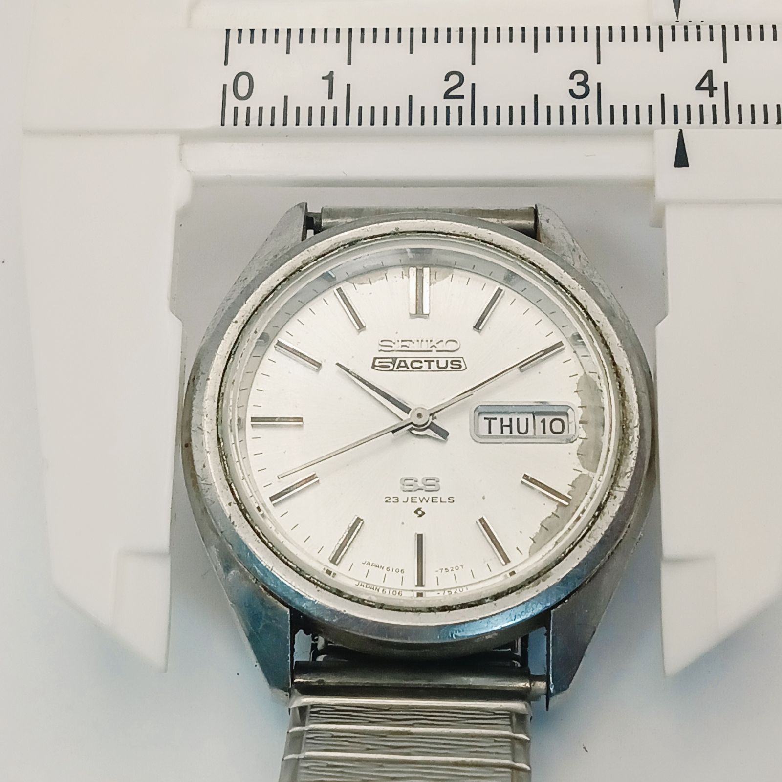 稼働 良品】0213-4 SEIKO 5ACTUS セイコー 5 アクタス 6106-7480 