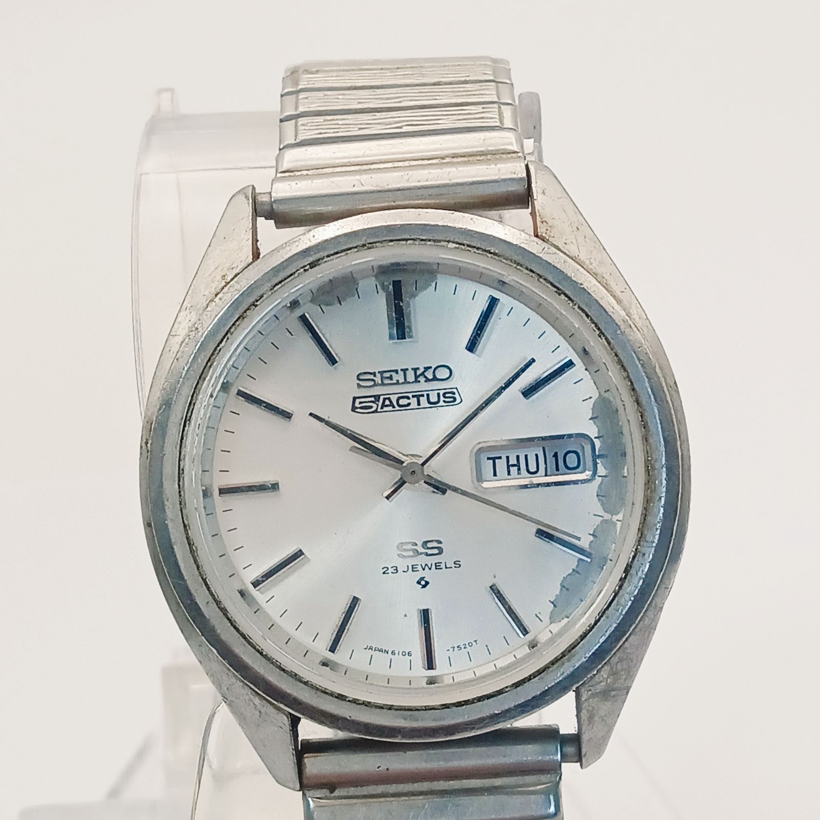 早割クーポン セイコー 5 アクタス 自動巻き 6106 カットガラス 【公式