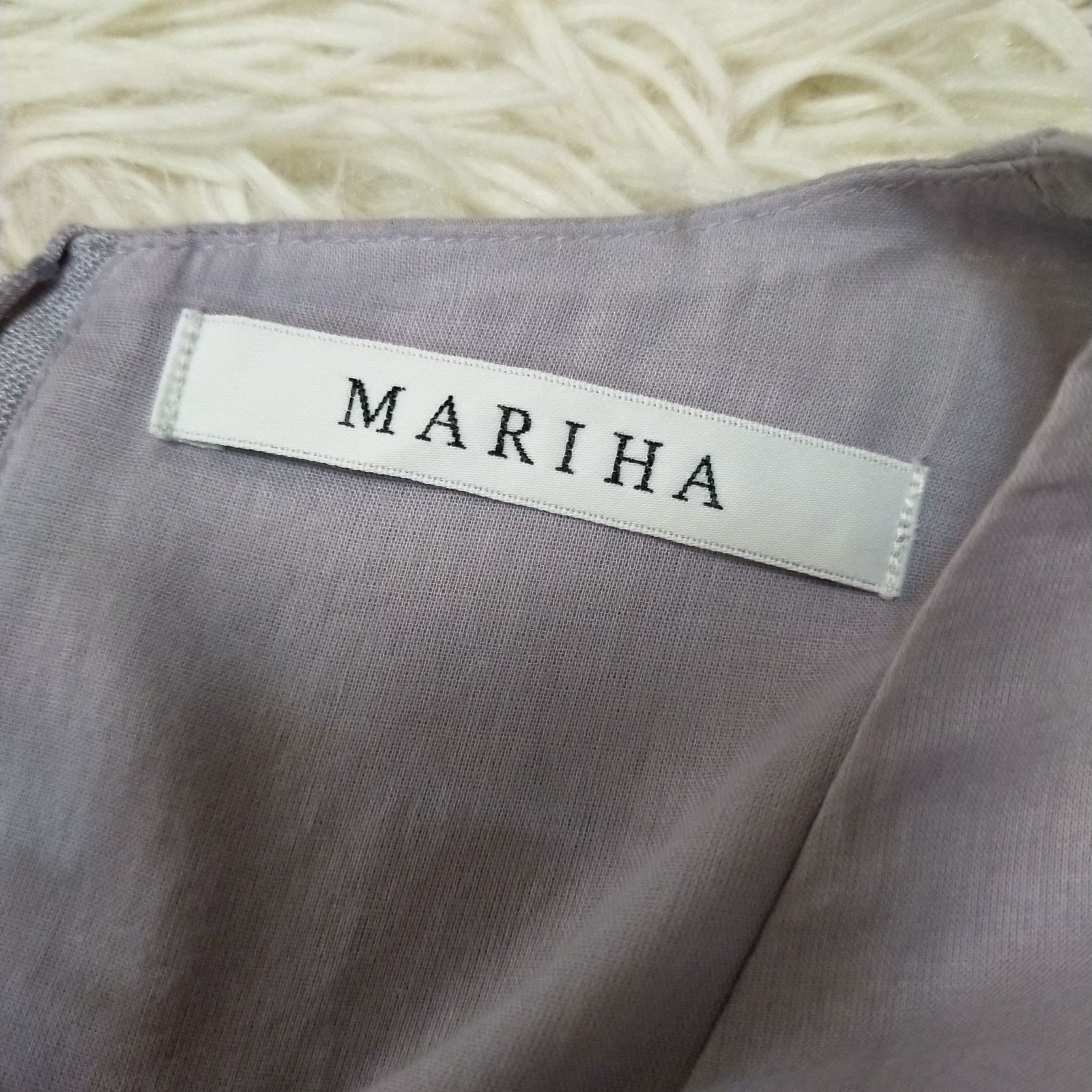 MARIHA 希少38 すずらんのドレス パープル 紫 ラベンダー マリハ
