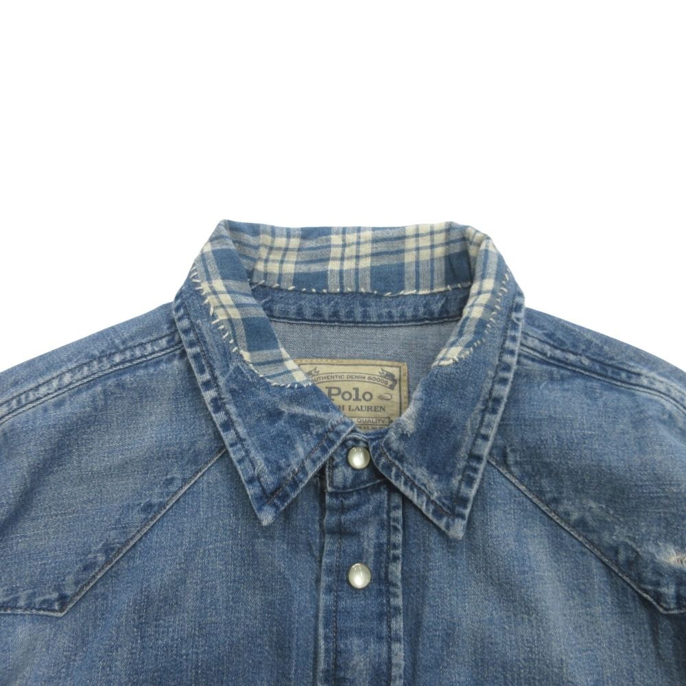 新品同様 POLO RALPH LAUREN ポロ ラルフローレン デニム ウエスタン