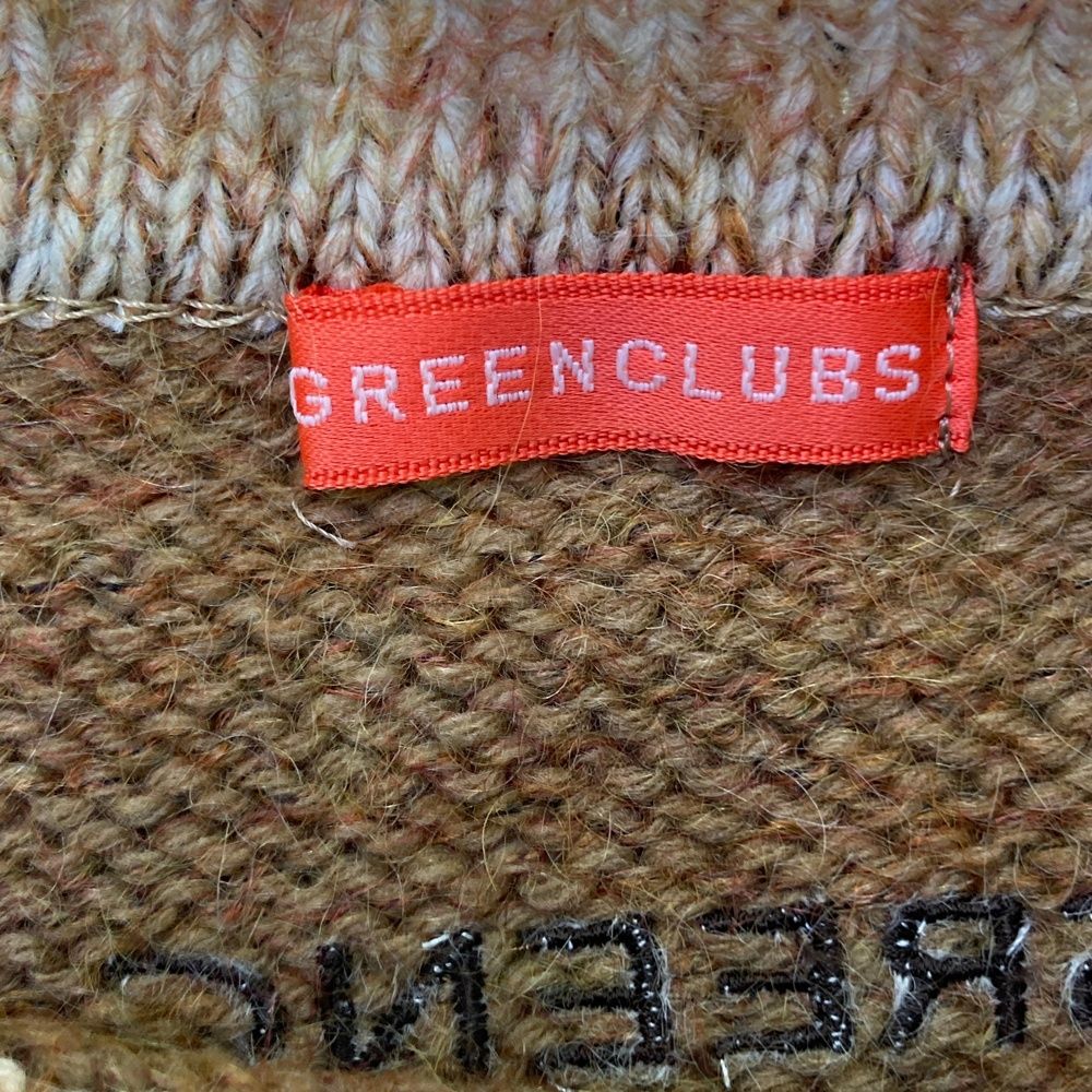 サイズ：5 GREEN CLUBS グリーンクラブ ×Yogi Bear ニット