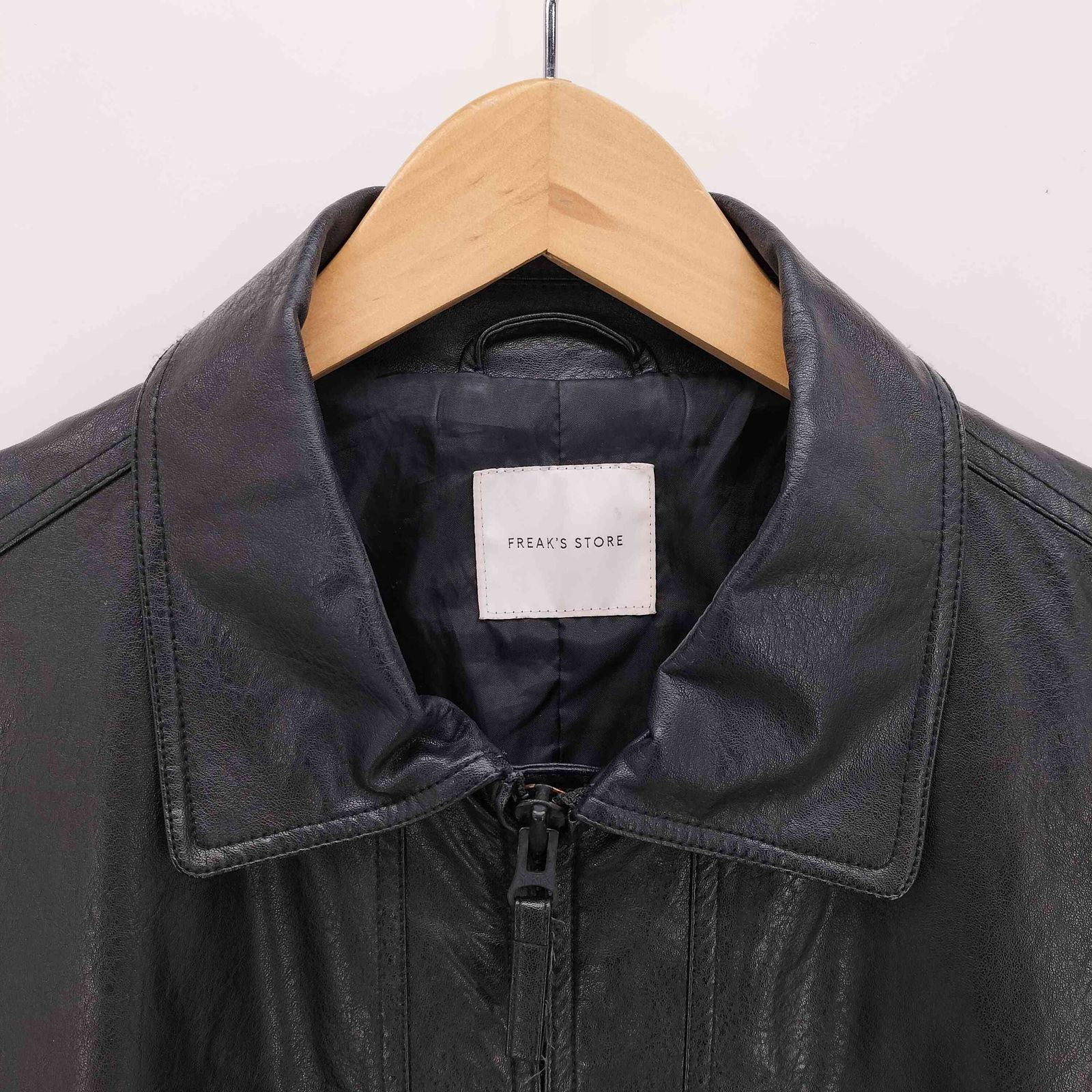 フリークスストア FREAKS STORE リラックスフィット フェイクレザー 
