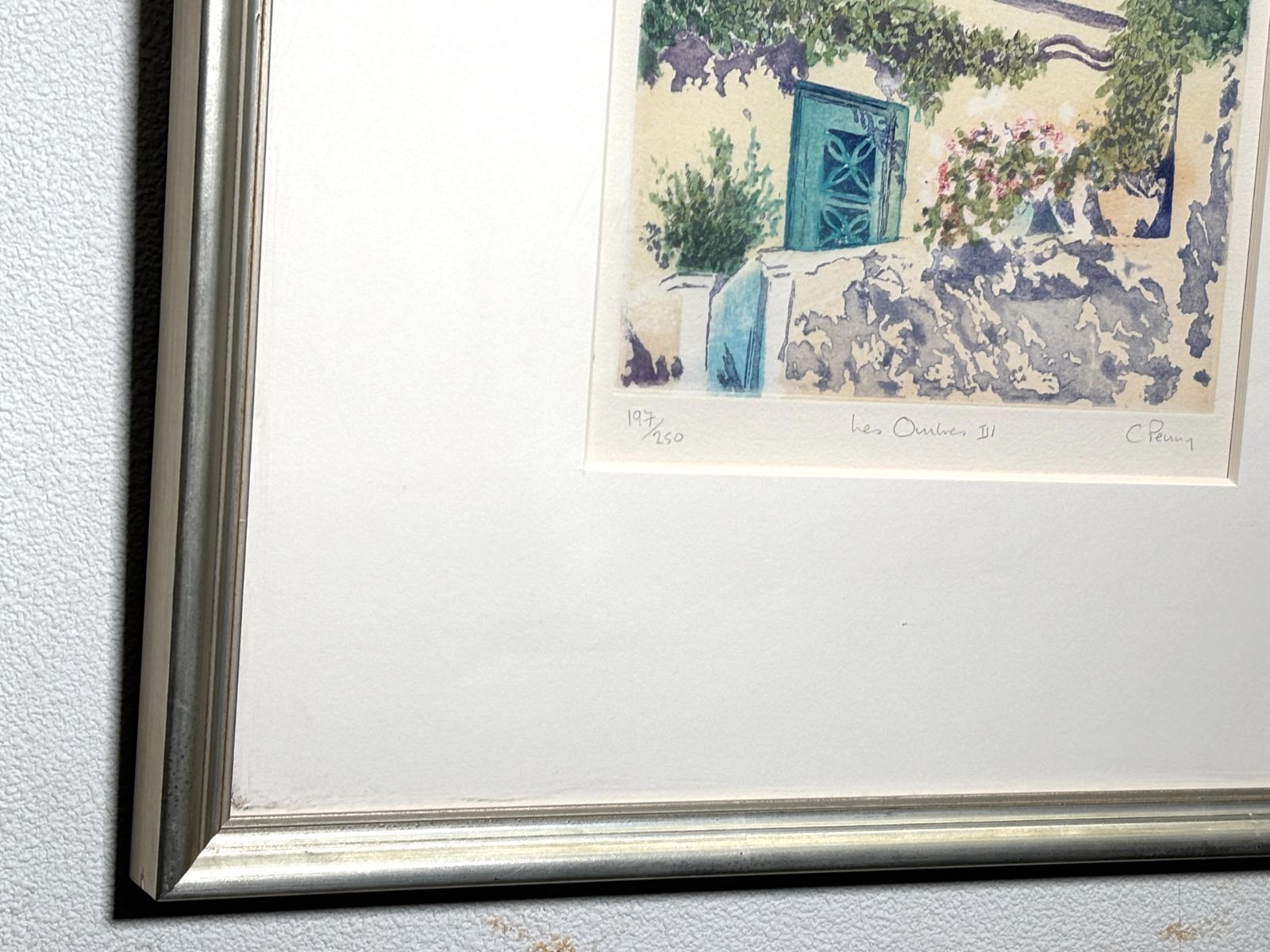 チャールズ・ペニー 日差し Ⅲ 197/250 シルクスクリーン 直筆サイン