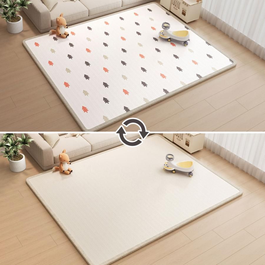 3036 ベビーマット プレイマット 180×250cm 松 カラーD ベビー