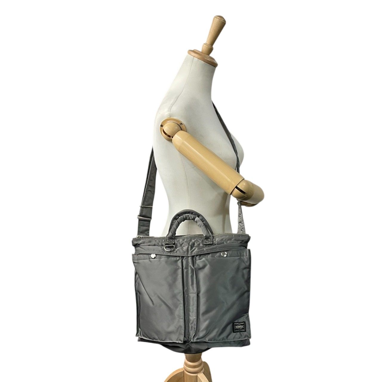 美品 ポーター PORTER 2WAY ショルダーバッグ トートバッグ ナイロン