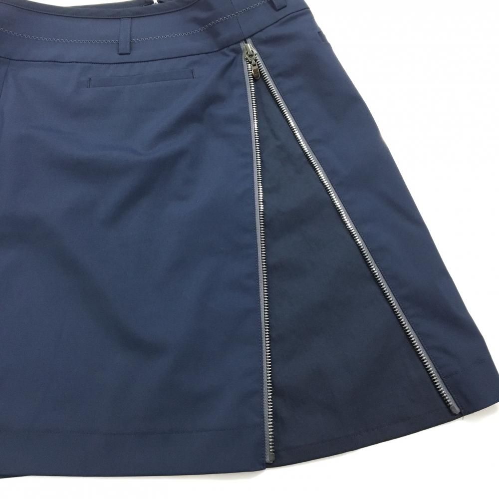 超美品】ランバンスポール スカート ネイビー サイドジップ レディース