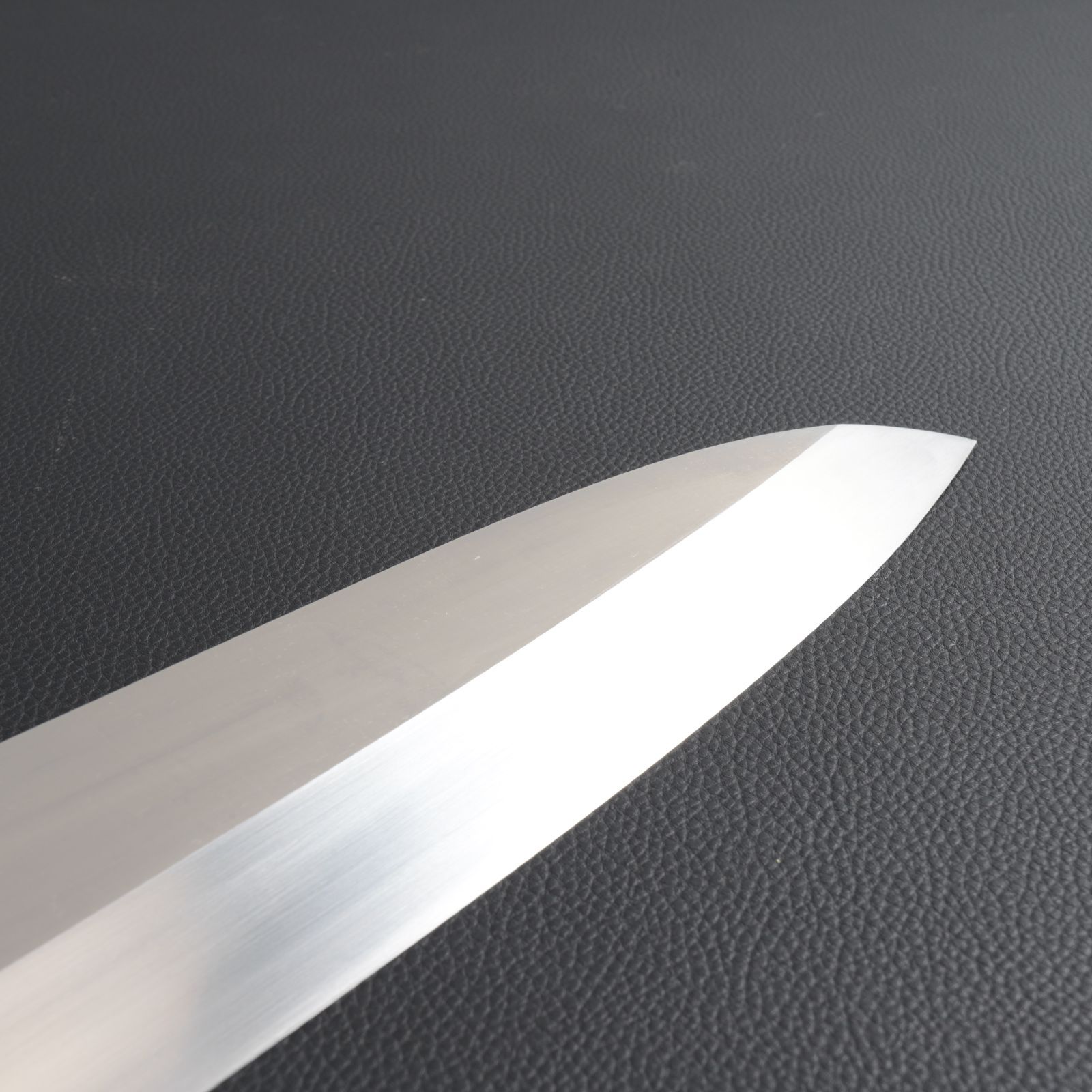 出刃包丁 尺（刃渡り300mm）普通表面仕上げ 本刃付け 八角柄（購入時