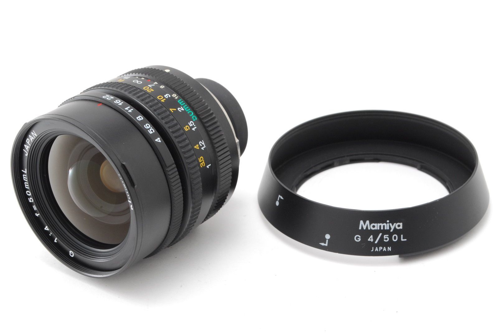 G マミヤ 50mm レンズフード Mamiya F4 4⁄50L MAMIYA Yahoo