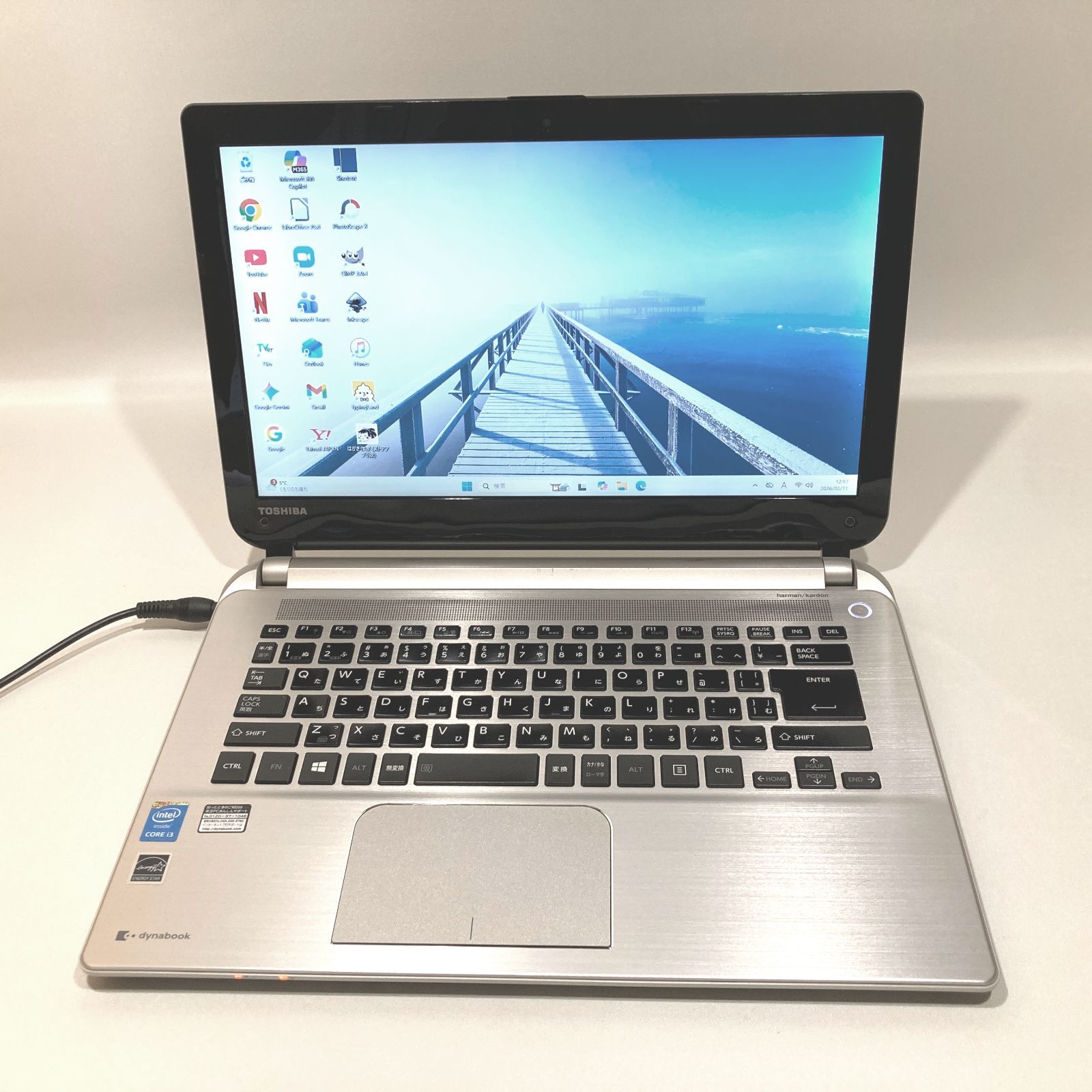 初心者✨快適i3・カメラ・スリム◇シルバー◇すぐ使えるノートパソコン