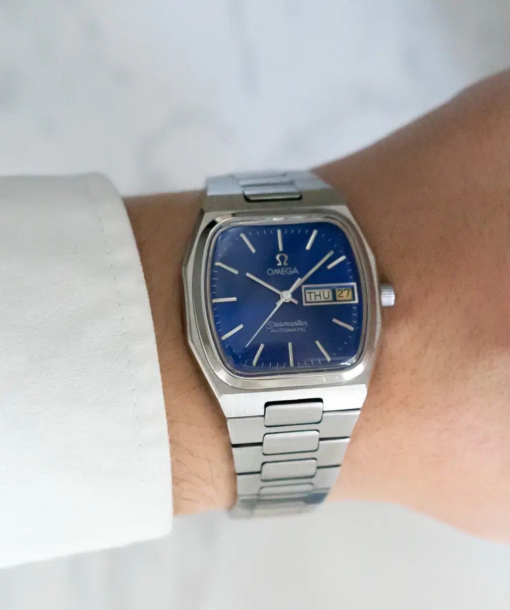 オメガ シーマスター オクト デニム版 뻐뻐시 上位LINE ヴィンテージ オートマティック 時計