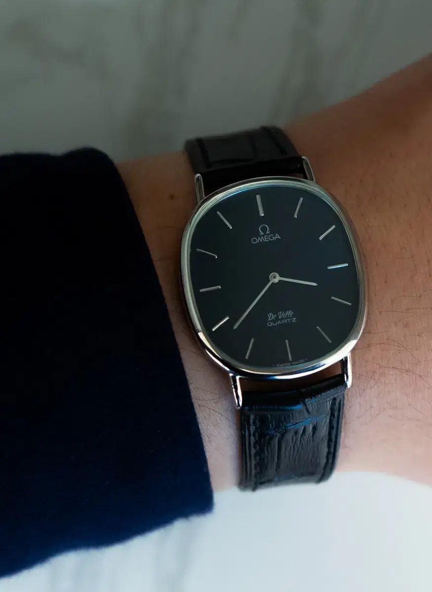 オメガ エリプス ネイビー ヴィンテージ 手巻き 時計