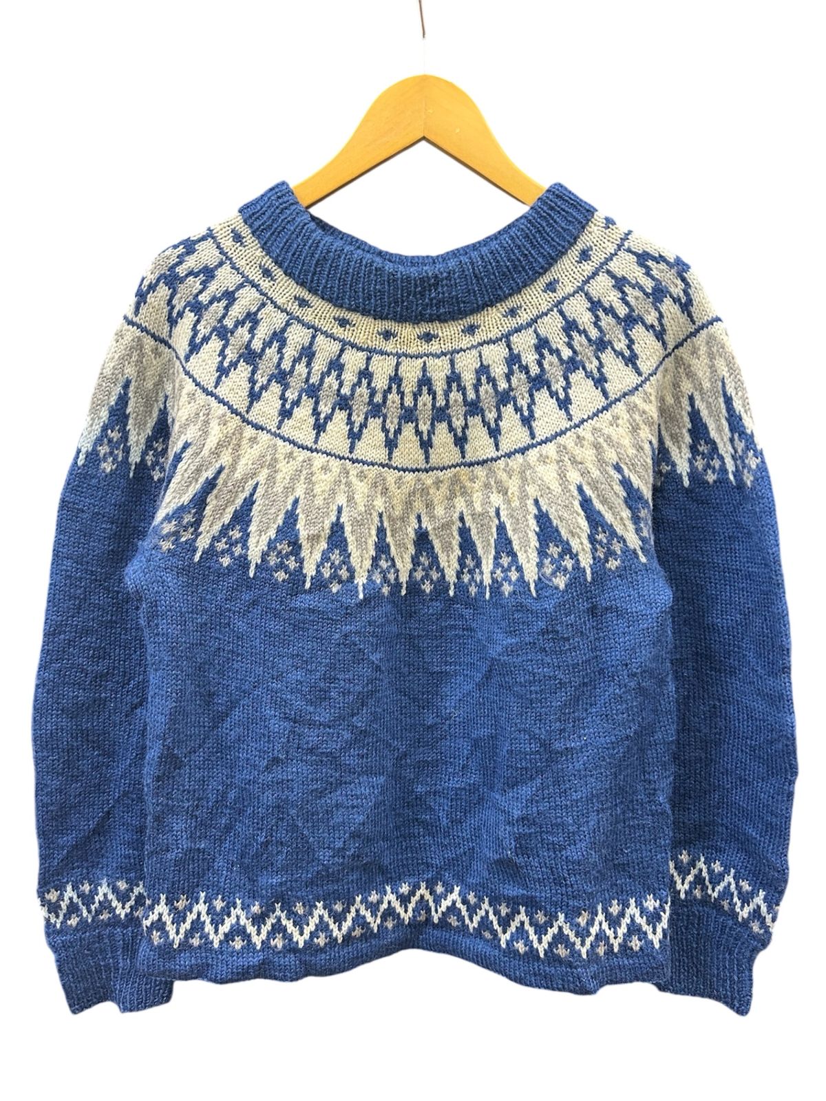 古着 ノルディックセーター ニット ハンドメイド ノルウェー製 サイズ