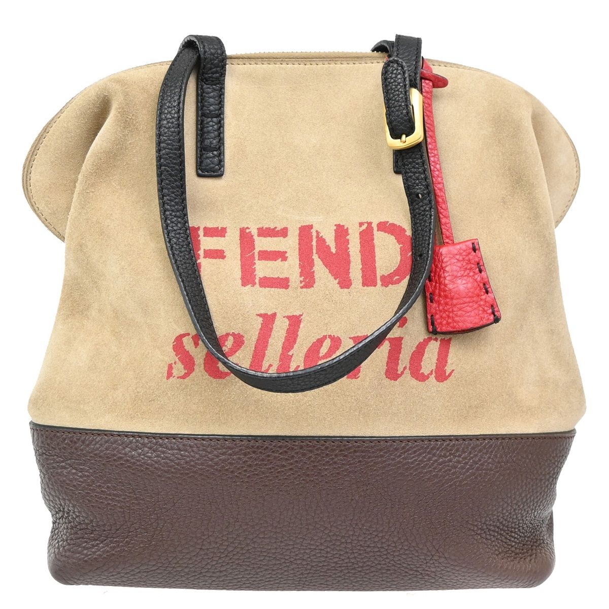 FENDI フェンディ セレリア トートバッグ ショルダーバッグ スエード 