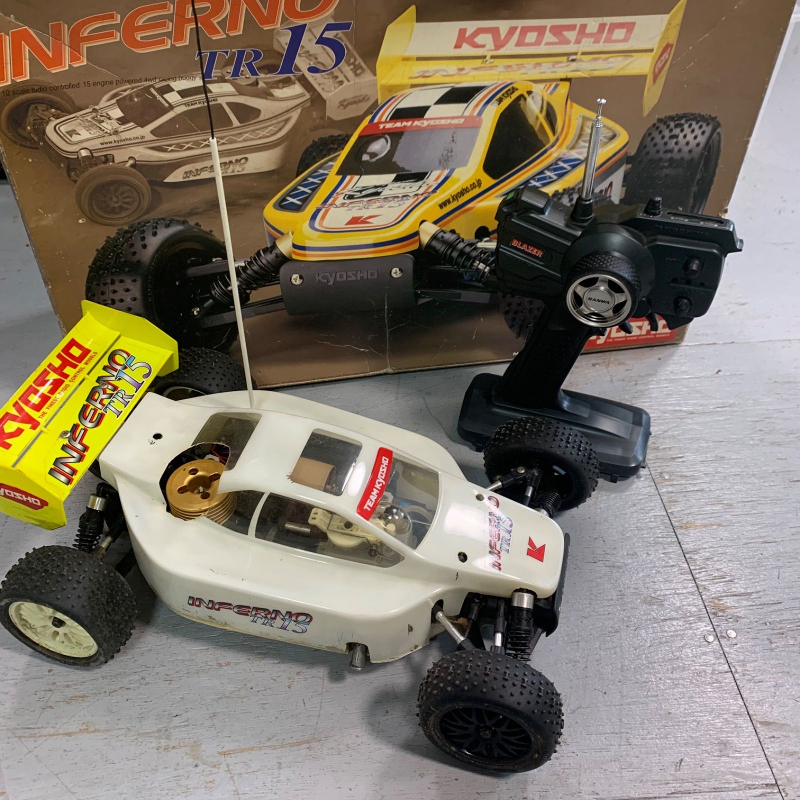 u*f様 京商インファーノTR15(ランチャボディ） 京商 KYOSHO インファーノ TR15 ラジコンカー ジャンク品 - メルカリ