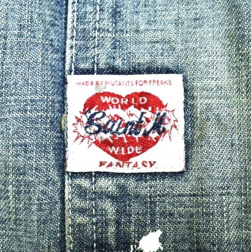 SAINT MICHAEL セントマイケル 24SS 日本製 COVERALL / HEART TAG