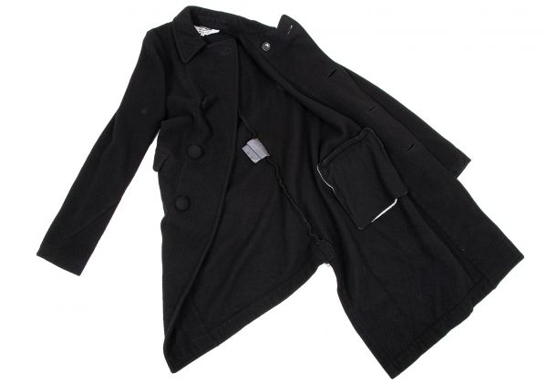 コムデギャルソンCOMME des GARCONS 製品染めウールナイロンツイスト