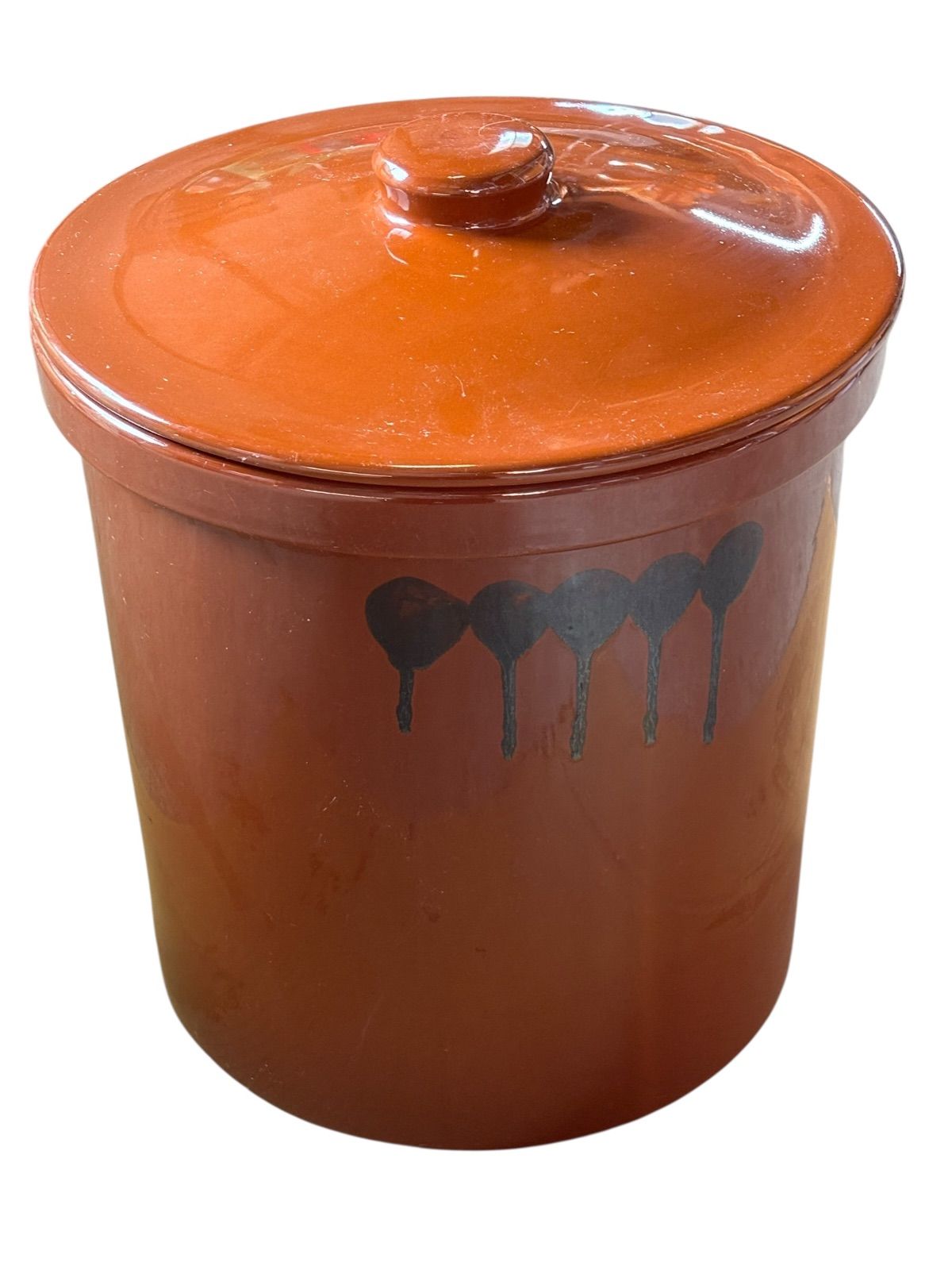 常滑焼 久松窯 切立 蓋付き 10号 18L 美品 漬物桶　梅干し壺