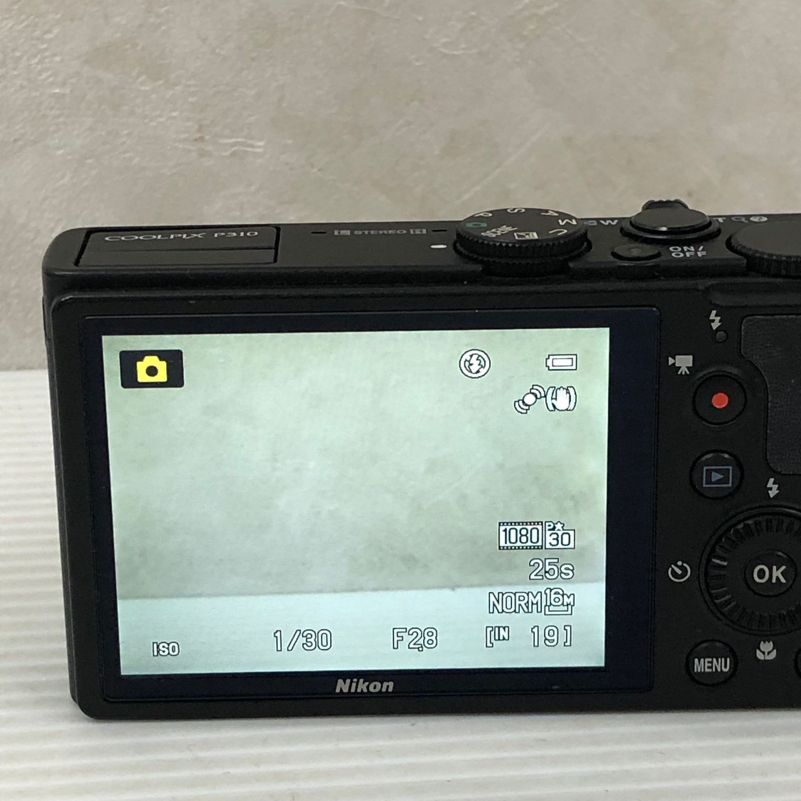 Nikon ニコン COOLPIX P310 ブラック ※通電のみ確認済み ジャンク品