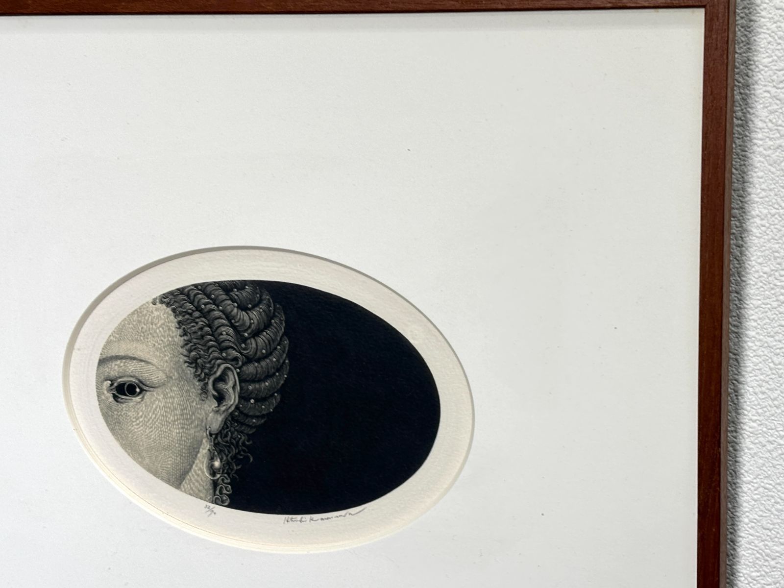 柄澤齊 死と変容 I-3 33/70 木口木版画 直筆サイン 紙箱 絵画 額装 真