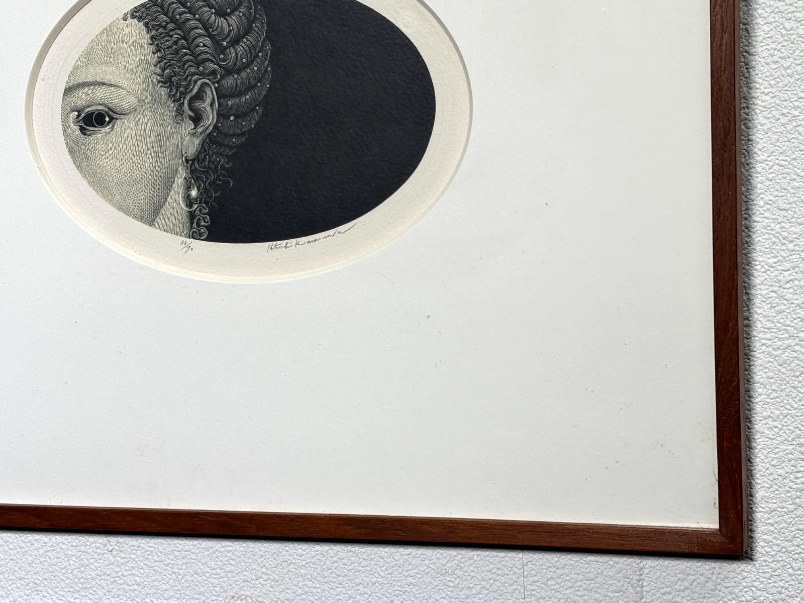 柄澤齊 死と変容 I-3 33/70 木口木版画 直筆サイン 紙箱 絵画 額装 真