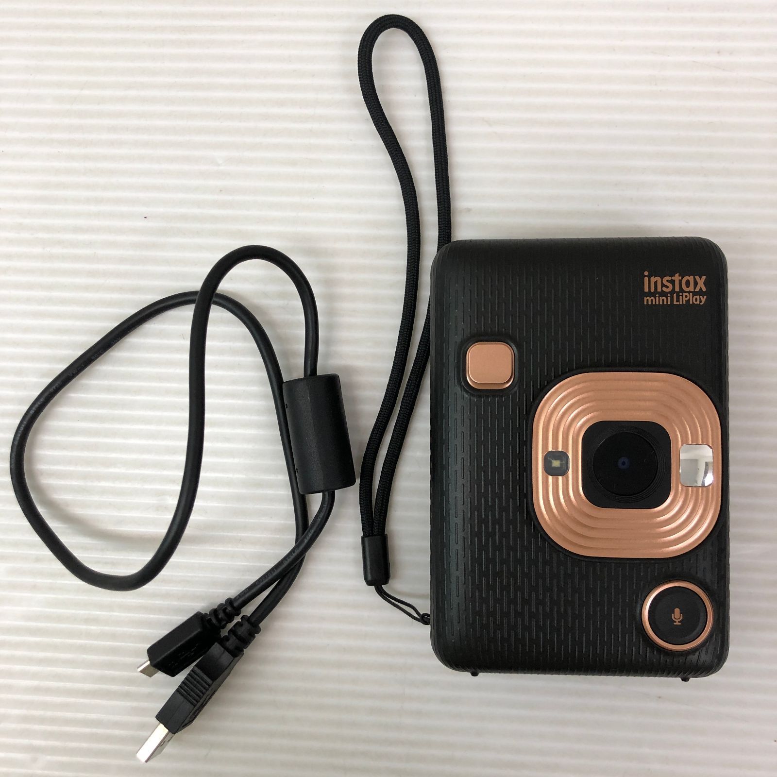 FUJIFILM チェキ instax mini LiPlay エレガントブラック ※通電のみ確認済み ジャンク品 smkdetc094308