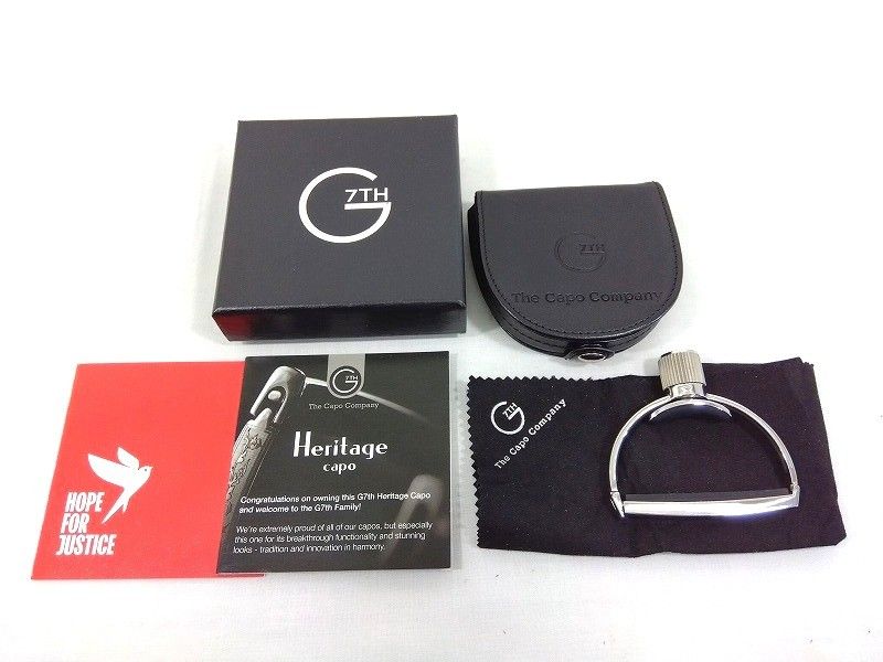 26g-152k【中古】G7TH ジーセブンス　Heritage Guitar Capo Wide ヘリテージ ギター カポ ワイド　6弦　カポタスト
