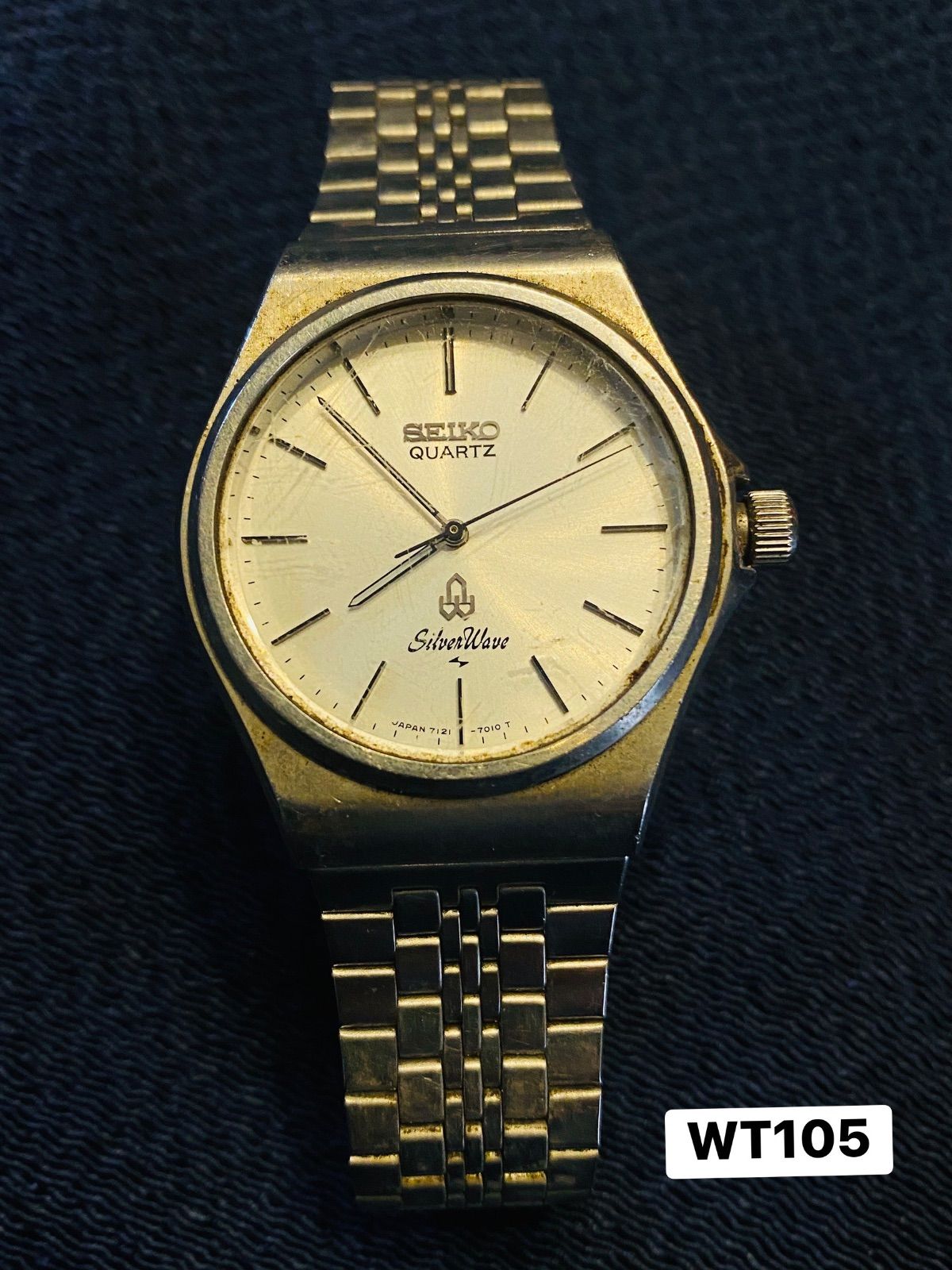 時計】【非稼働品】SEIKO セイコー Silverwave シルバーウェーブ 7121 