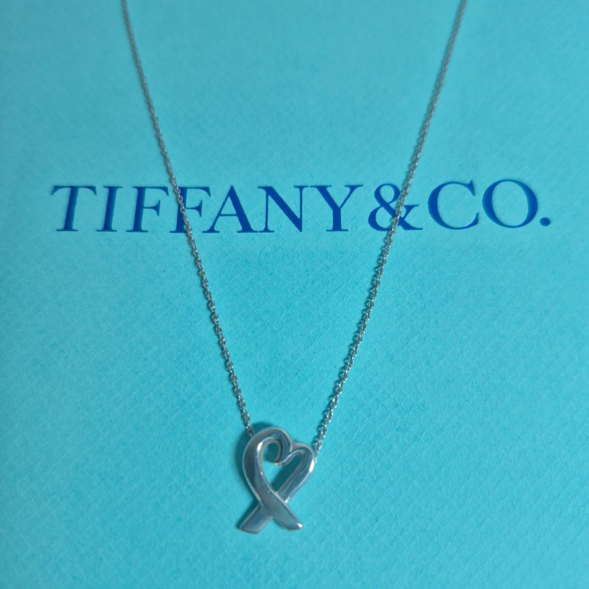 ティファニー TIFFANY＆CO ラビングハートネックレス シルバー 925 