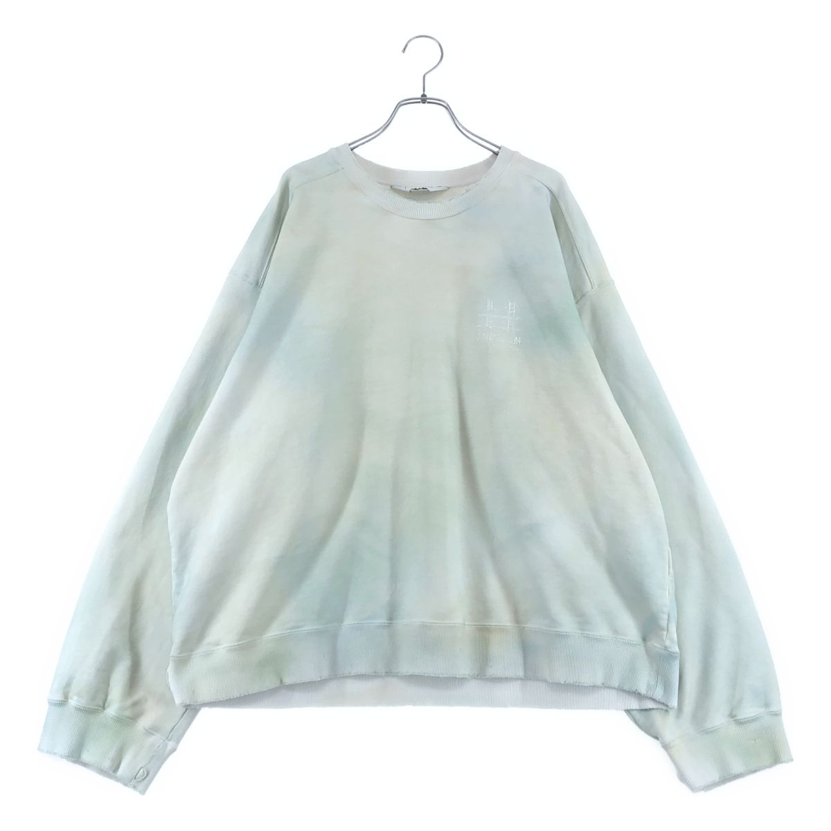 ANCELLM / アンセルム | 2025AW | BRIDGE SWEAT SHIRT ダメージ加工 