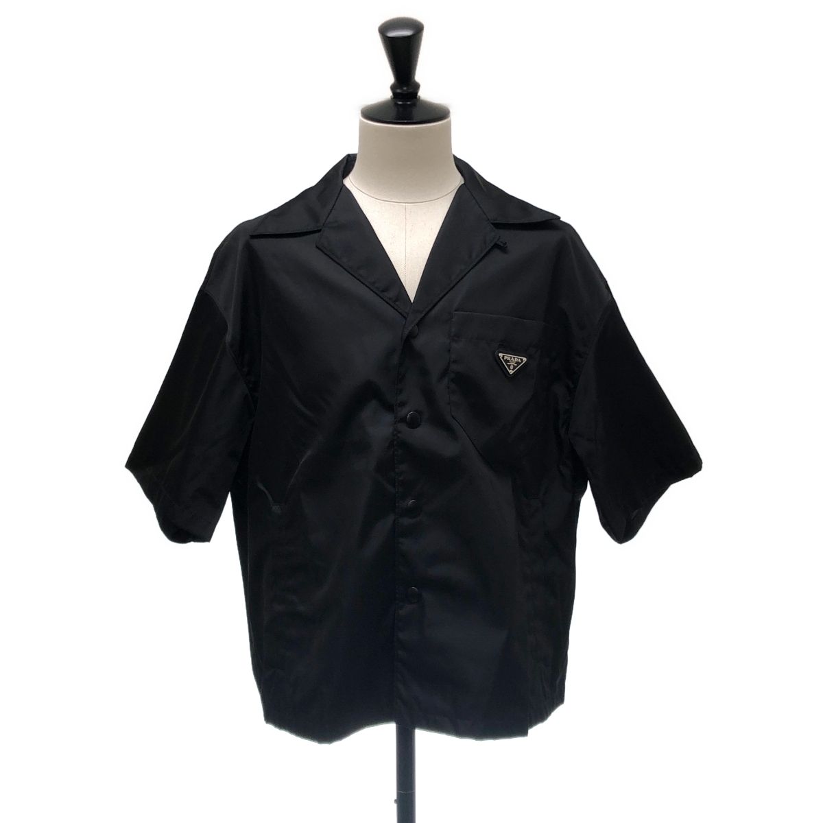 美品】 PRADA / プラダ | Re-nylon / トライアングルプレートロゴ 