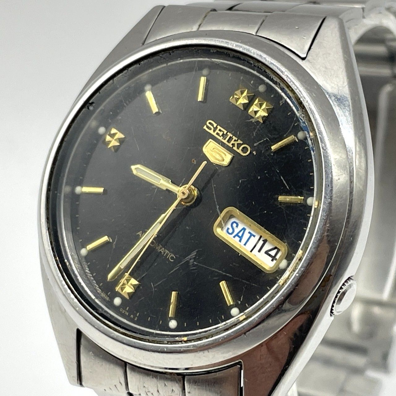 SEIKO セイコー セイコー5 7S26-0480 腕時計 自動巻き 裏スケ ヴィンテージ 稼働品 007095