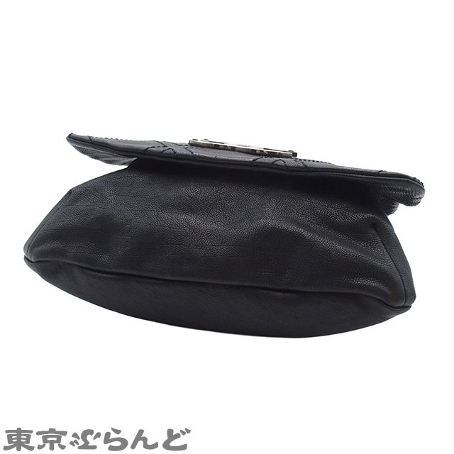101819029 シャネル CHANEL ショルダーバッグ A32453 ブラック SV金具