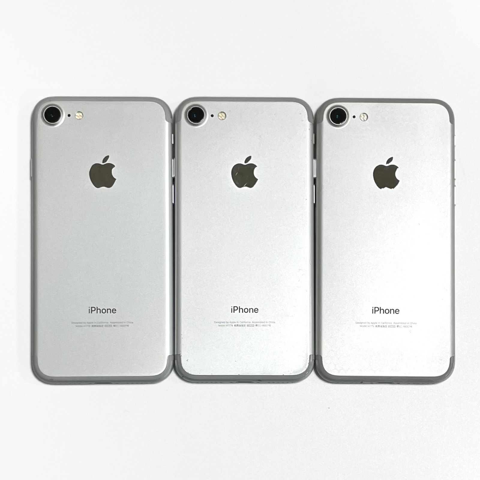 中古・ジャンク・3台まとめ売り】iPhone7 32GB バッテリー80~93％ [3台