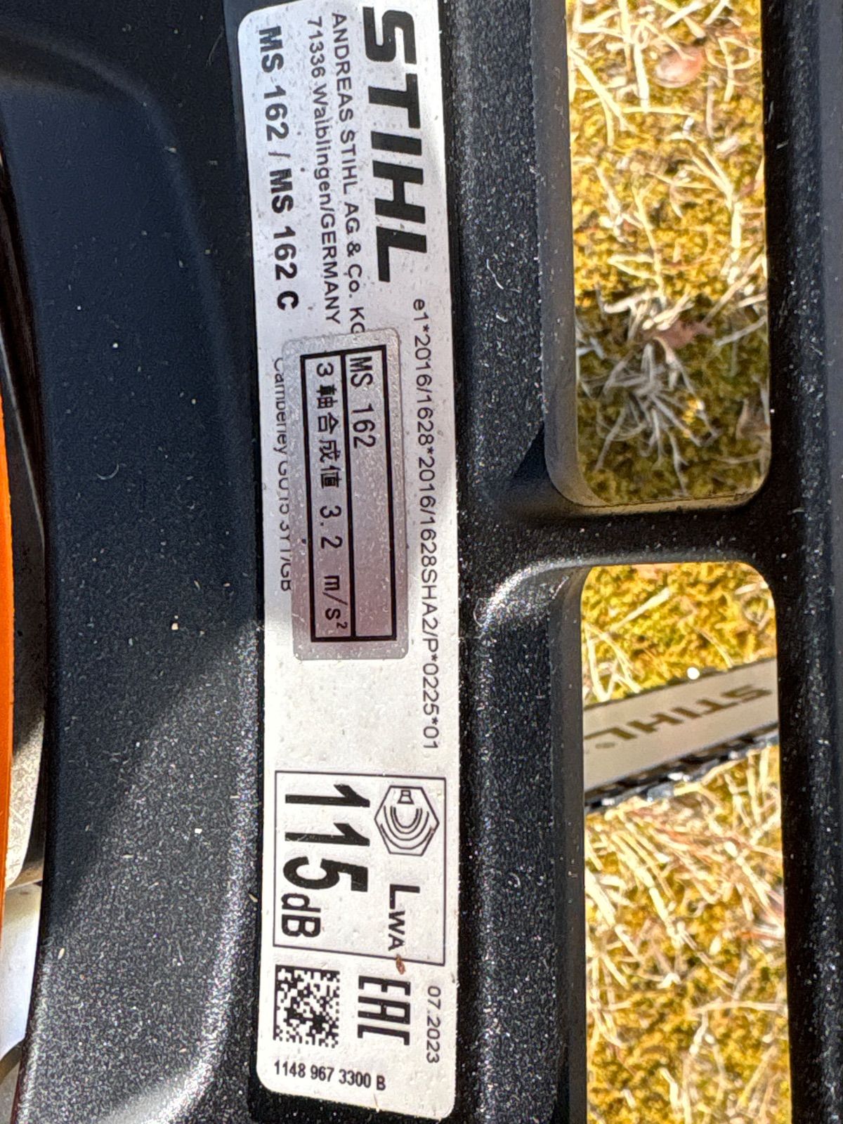 STIHL スチール エンジンチェンソーMS 162C 2023年モデル 完全整備 