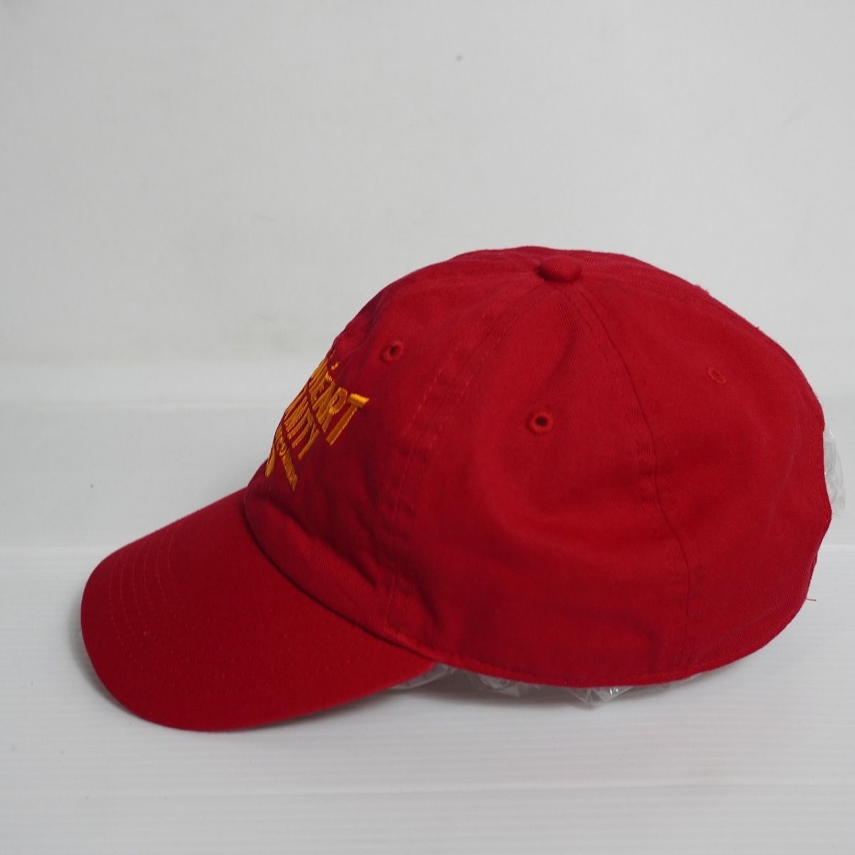 正規 美品 MARGINAL MAN GOODHEART HUMANITY RED ZCAP 6-panel ロゴ 