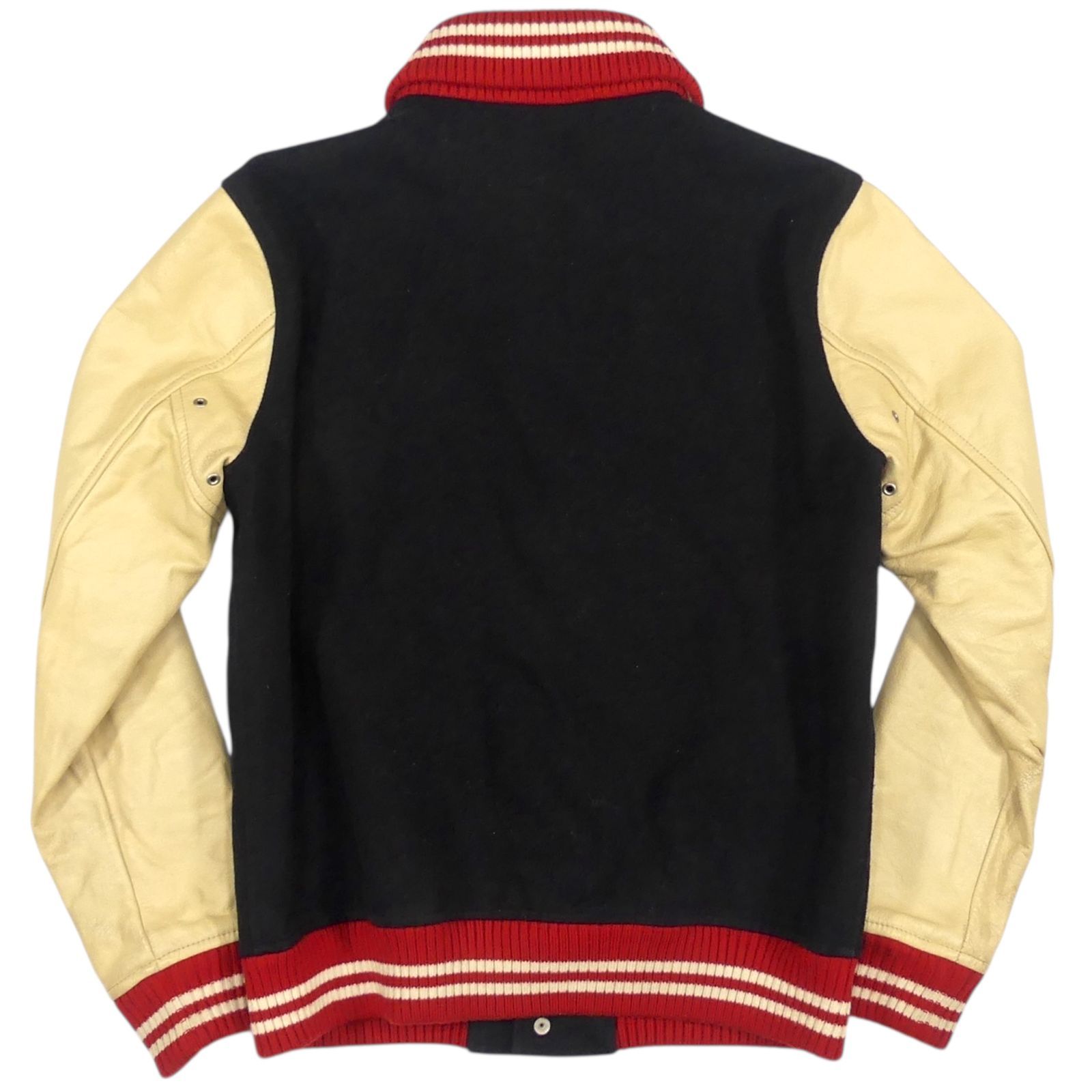 BEAMS ビームス スタジャン M 古着 レザー ブルゾン ジャンパー 本革 