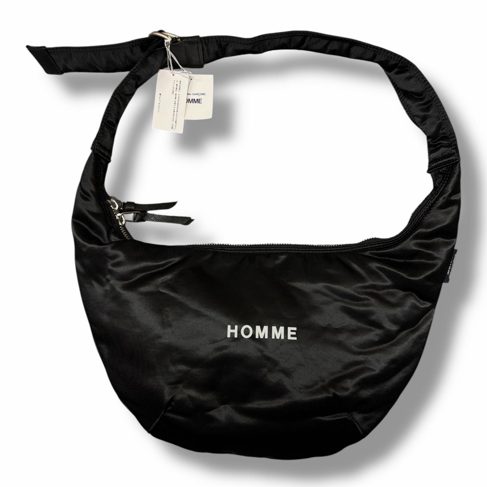 未使用 COMME des GARCONS HOMME Logo Shoulder Bag ロゴショルダー